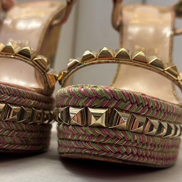 Christian Louboutin Studded Heel Sandal - Picture 6 of 8